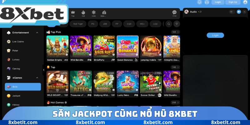 Săn Jackpot cùng Nổ hũ 8XBET